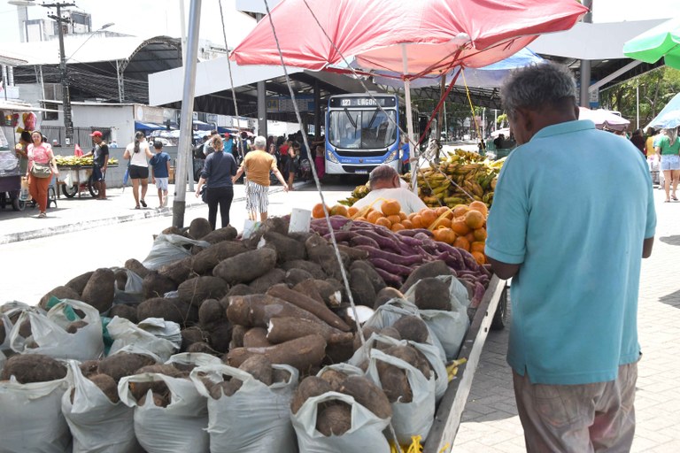 Comércio ambulante ocupa terminal
