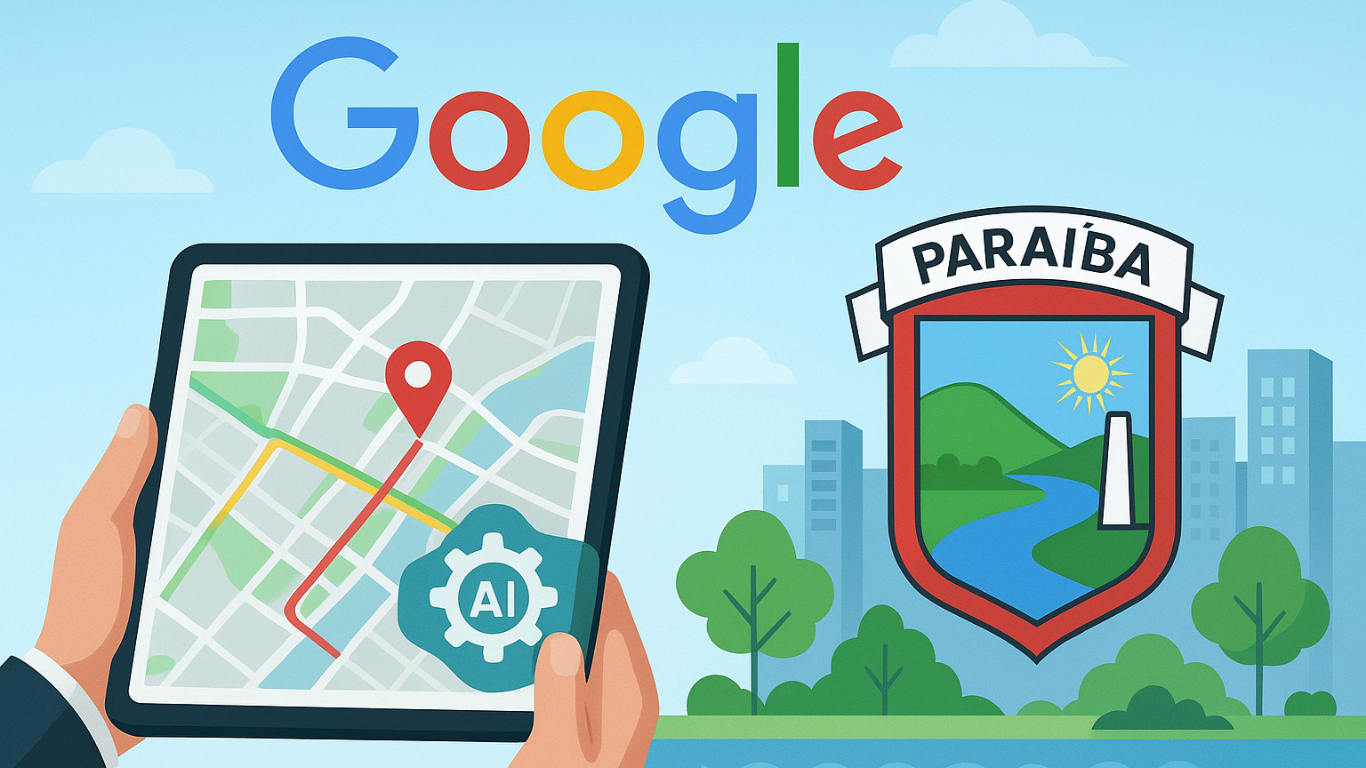 Google firma acordo e Paraíba será o 1º estado do Nordeste a usar IA para melhorar trânsito e monitorar questões ambientais