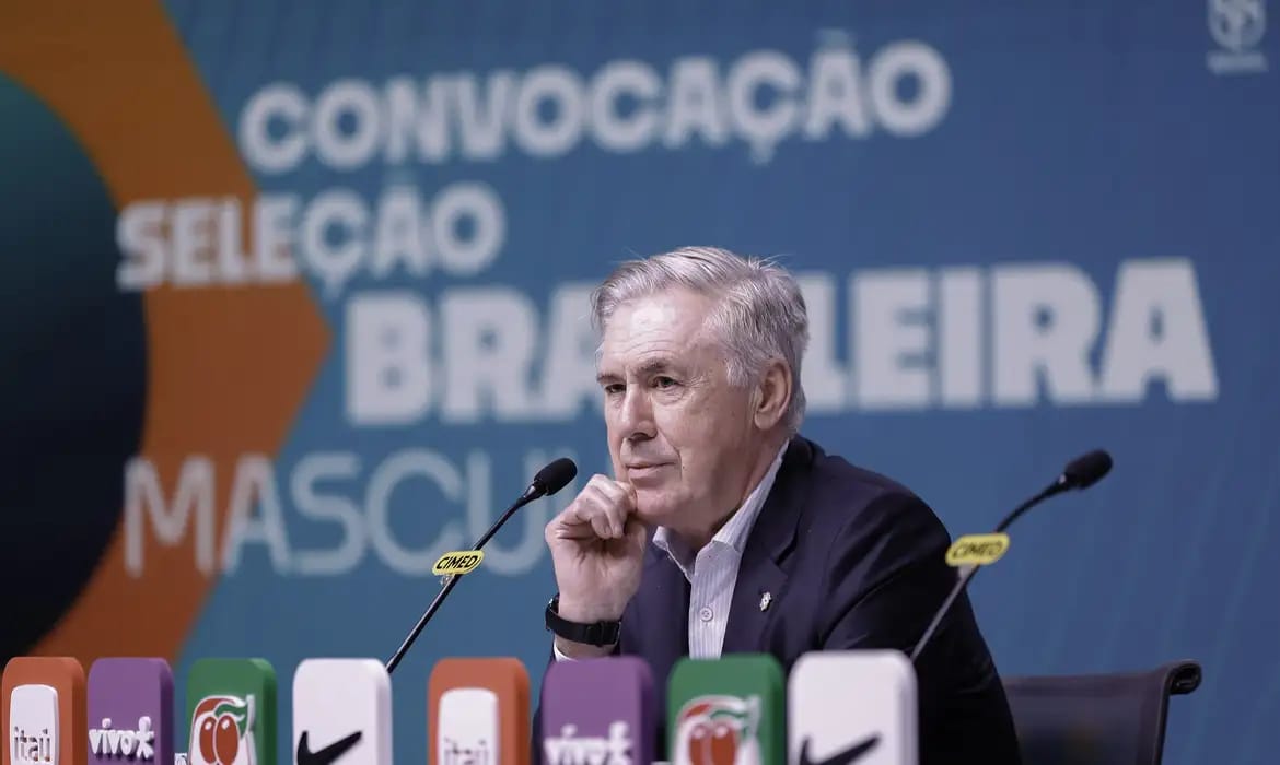 Ancelotti convoca Seleção Brasileira para amistosos contra Senegal e Tunísia; Luciano Juba é a novidade
