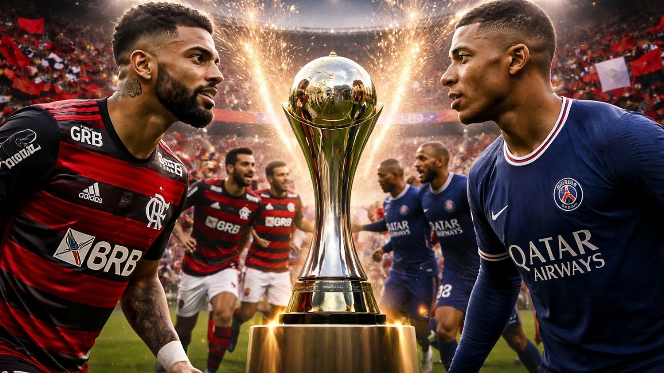 Flamengo enfrenta o PSG na final do Intercontinental de Clubes nesta quarta-feira