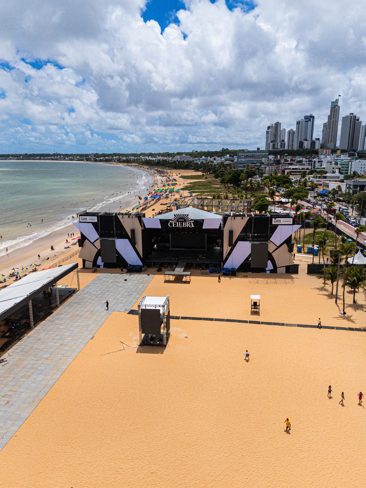 Cícero Lucena inspeciona área e estrutura do ‘Celebra João Pessoa’ e projeta evento histórico na cidade